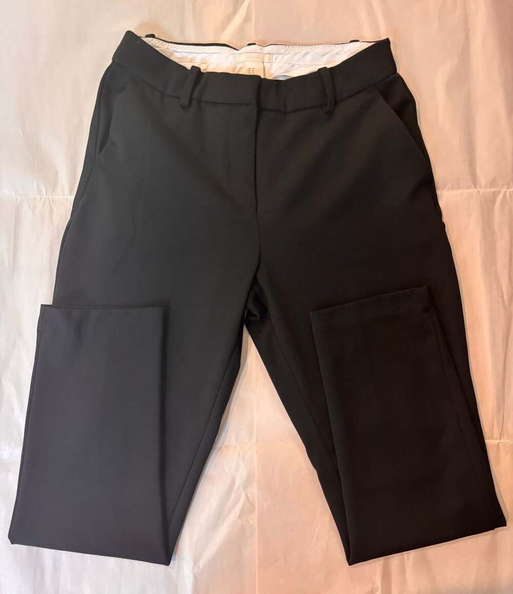 H&M Black Slim Fit Dress Trousers